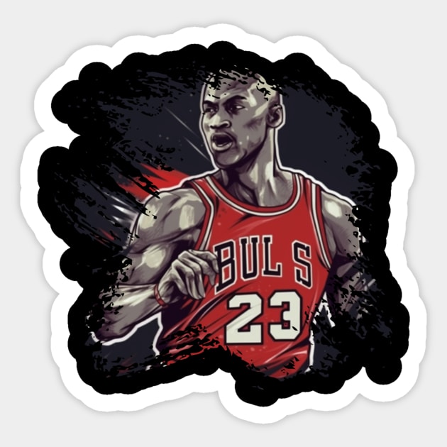 Michael Jordan Sticker by Pixy Official